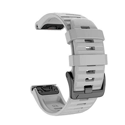 KOSSMA Schnell und einfach anzubringendes Silikonarmband für Garmin Tactix Delta Descent MK1 MK2 MK2i Enduro Fenix 6 6X 5 5X Watch 22 26 mm Armband Correa, For Enduro, Achat von KOSSMA