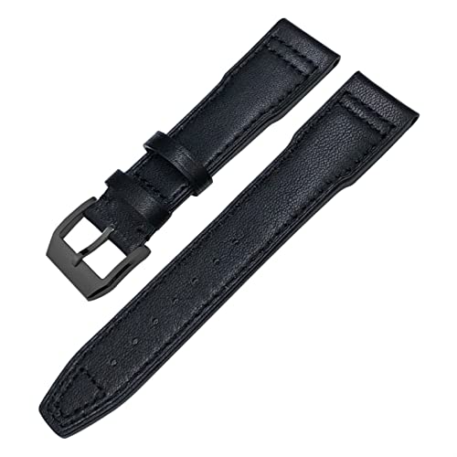 KOSSMA Uhrenarmband aus echtem Leder für IWC Mark XVIII Le Petit Prince Pilotenuhr, 20 mm, 21 mm, 22 mm, Rindsleder, 20 mm, Achat von KOSSMA