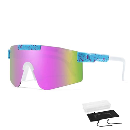 KOUGMCR P-V Polarisierte Sport Sonnenbrille Für Männer Frauen Fahrrad Brille Sport Sonnenbrille UV400 Schutz Fahrrad Sonnenbrille Sonnenbrille von KOUGMCR