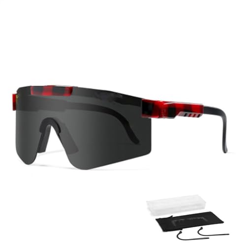 KOUGMCR P-V Polarisierte Sport Sonnenbrille Für Männer Frauen Fahrrad Brille Sport Sonnenbrille UV400 Schutz Fahrrad Sonnenbrille Sonnenbrille von KOUGMCR