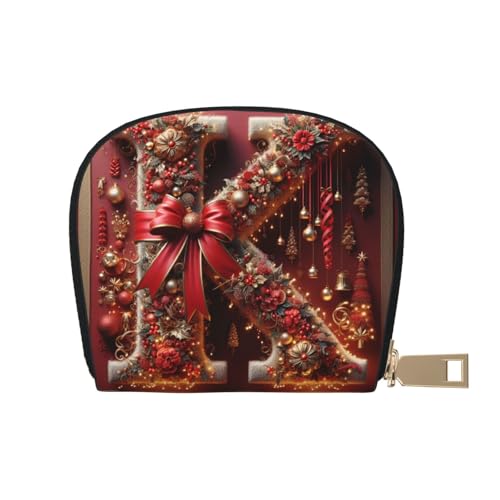 K Print Damen Kreditkartenetui Geldbörse Reißverschluss Leder Kartenetui Kartenhalter Uni für Männer und Frauen, Weiss/opulenter Garten, Einheitsgröße von KOUUIP