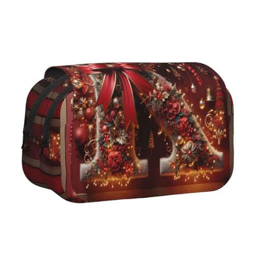 K Print Make-up-Kosmetiktasche, Schreibwaren, Kawaii-Bleistift-Box, Gadget-Organizer, Tasche mit Reißverschluss von KOUUIP