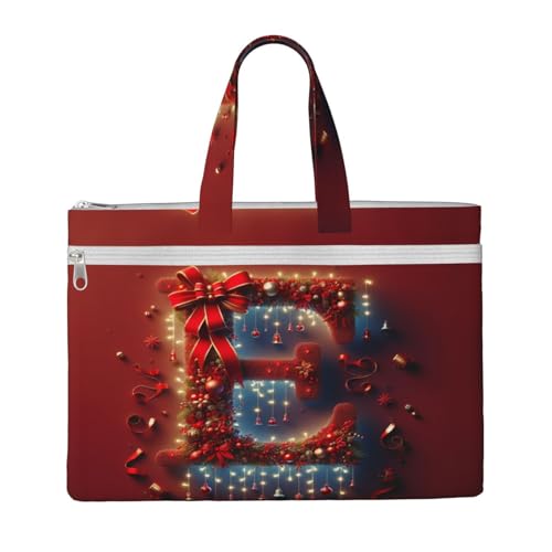 KOUUIP E Canvas Dokumententasche mit Druck, 26,7 x 38,1 cm, 2 Reißverschlusstaschen, übersichtlich für Büroakten KOUUIP E Canvas Dokumententasche mit Druck, 26,7 x 38,1 cm, 2 Reißverschlusstaschen, übersichtlich für Büroakten von KOUUIP