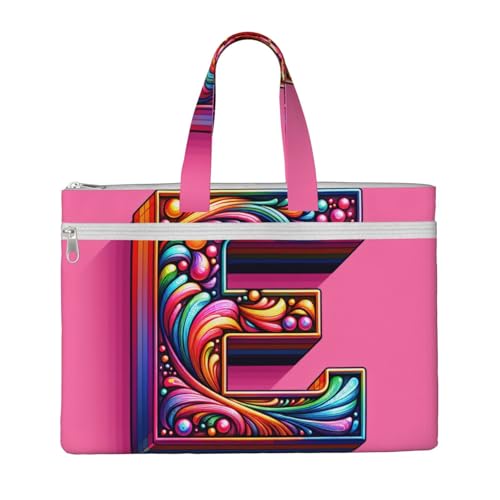KOUUIP E Canvas Dokumententasche mit Druck, 26,7 x 38,1 cm, 2 Reißverschlusstaschen, übersichtlich für Büroakten KOUUIP E Canvas Dokumententasche mit Druck, 26,7 x 38,1 cm, 2 Reißverschlusstaschen, übersichtlich für Büroakten von KOUUIP