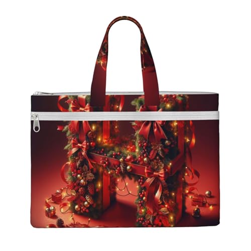 KOUUIP H Canvas Dokumententasche mit Druck, 26,7 x 38,1 cm, 2 Reißverschlusstaschen, übersichtlich für Büroakten KOUUIP H Canvas Dokumententasche mit Druck, 26,7 x 38,1 cm, 2 Reißverschlusstaschen, übersichtlich für Büroakten von KOUUIP