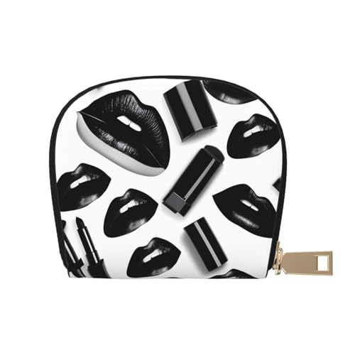 KOUUIP Kreditkartenetui für Damen, Motiv: Lippenstift, Lippen, Reißverschluss, Leder, Kartenhalter, Uni, für Damen und Herren, Weiss/opulenter Garten, Einheitsgröße KOUUIP Kreditkartenetui für Damen, Motiv: Lippenstift, Lippen, Reißverschluss, Leder, Kartenhalter, Uni, für Damen und Herren, Weiss/opulenter Garten, Einheitsgröße von KOUUIP