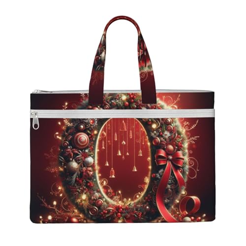 KOUUIP O Canvas Dokumententasche mit Druck, 26,7 x 38,1 cm, 2 Reißverschlusstaschen, übersichtlich für Büroakten KOUUIP O Canvas Dokumententasche mit Druck, 26,7 x 38,1 cm, 2 Reißverschlusstaschen, übersichtlich für Büroakten von KOUUIP