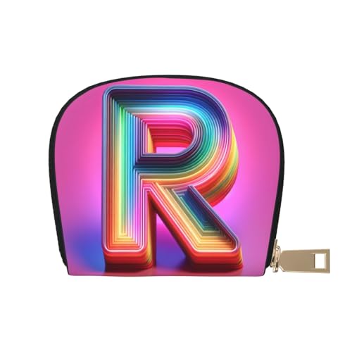 KOUUIP R Print Damen Kreditkartenetui Geldbörse Reißverschluss Leder Kartenetui Kartenhalter Uni für Männer und Frauen, Weiss/opulenter Garten, Einheitsgröße von KOUUIP