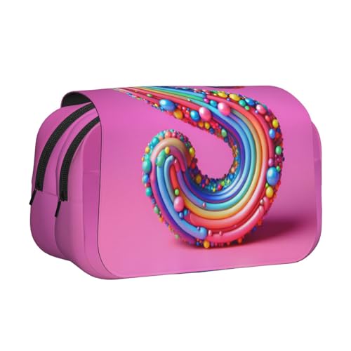 Make-up-Kosmetiktasche mit S-Aufdruck, Kawaii-Bleistift-Box, Gadget-Organizer, Tasche mit Reißverschluss Make-up-Kosmetiktasche mit S-Aufdruck, Kawaii-Bleistift-Box, Gadget-Organizer, Tasche mit Reißverschluss von KOUUIP
