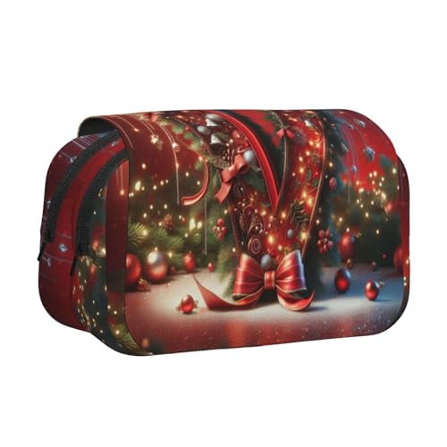 Make-up-Kosmetiktasche mit V-Aufdruck, Kawaii-Bleistift-Box, Gadget-Organizer, Tasche mit Reißverschluss Make-up-Kosmetiktasche mit V-Aufdruck, Kawaii-Bleistift-Box, Gadget-Organizer, Tasche mit Reißverschluss von KOUUIP