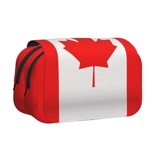 Make-up-Kosmetiktasche mit kanadischer Flagge, Kawaii-Bleistift-Box, Gadget-Organizer, Tasche mit Reißverschluss Make-up-Kosmetiktasche mit kanadischer Flagge, Kawaii-Bleistift-Box, Gadget-Organizer, Tasche mit Reißverschluss von KOUUIP