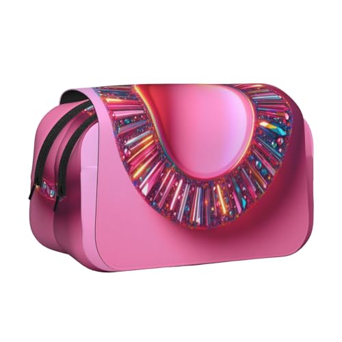 O Print Make-up-Kosmetiktasche, Schreibwaren, Kawaii-Bleistift-Box, Gadget-Organizer, Tasche mit Reißverschluss O Print Make-up-Kosmetiktasche, Schreibwaren, Kawaii-Bleistift-Box, Gadget-Organizer, Tasche mit Reißverschluss von KOUUIP
