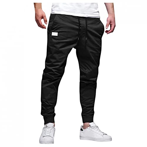 KOUYA Herren Cargohose aus Baumwolle Lange Regular Fit Cargo Hose Baumwollhose Freizeithose Wanderhose Trekkinghose Men Pants Outdoorhose für Männer von KOUYA