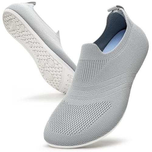 KOWAYI Hausschuhe Damen Herren Barfuß Hausschuhe Geschlossen Hüttenschuhe Slip on Flache Pantoffeln Atmungsaktive Rutschfest Slipper-QIANHUI-BD-40-41 von KOWAYI