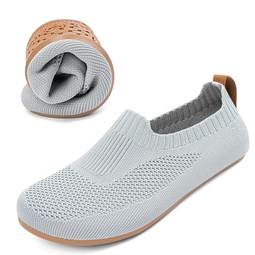 KOWAYI Hausschuhe Damen Herren Pantoffeln Memory Foam Slip On Geschlossene Hüttenschuhe Home Slippers Unisex-QIANHUI-NIUJIN-37 von KOWAYI