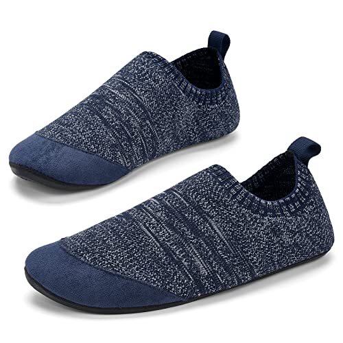 KOWAYI Hausschuhe Herren Barfuss Haussocken Damen geschlossene Hüttenschuhe Hausschuh Barfußschuhe rutschfeste Slippers-SHLANHUI-42 von KOWAYI