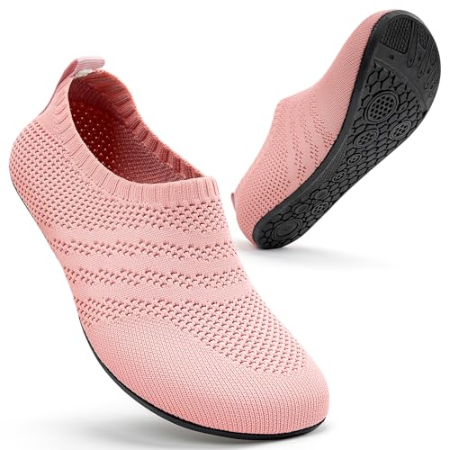 KOWAYI Hausschuhe Herren Damen Barfuss hausschuhe Geschlossen Slip on Hüttenschuhe Bequem Rutschfeste Slippers Unisex-QUANFEN-38 von KOWAYI