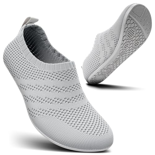 KOWAYI Hausschuhe Herren Damen Barfuss hausschuhe Geschlossen Slip on Hüttenschuhe Bequem Rutschfeste Slippers Unisex-QIANHUI-HUIDI-41 von KOWAYI