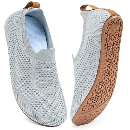 KOWAYI Hausschuhe Herren Damen Slip on Pantoffelen Rutschfest Hüttenschuhe Unisex Slippers QIANHUI-NIUJINDI-43 von KOWAYI