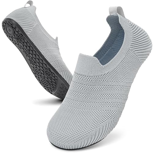 KOWAYI Herren Hausschuhe Damen Slip On Barfußschuhe Hüttenschuhe Rutschfest Slipper Pantoffeln Unisex-QIANFEN-40 KOWAYI Herren Hausschuhe Damen Slip On Barfußschuhe Hüttenschuhe Rutschfest Slipper Pantoffeln Unisex-QIANFEN-40 von KOWAYI