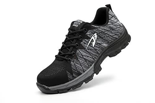 Arbeitsschuhe Herren Damen Sicherheitsschuhe Leicht Atmungsaktiv Sportlich Schutzschuhe mit Stahlkappen Schutzschuhe für die Herstellung für Männer Frauen Arbeitsschuhe Herren Damen Sicherheitsschuhe Leicht Atmungsaktiv Sportlich Schutzschuhe mit Stahlkappen Schutzschuhe für die Herstellung für Männer Frauen von KOWO