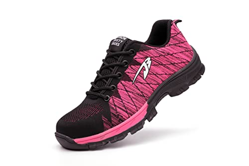 Arbeitsschuhe Herren Damen Sicherheitsschuhe Leicht Atmungsaktiv Sportlich Schutzschuhe mit Stahlkappen Schutzschuhe für die Herstellung für Männer Frauen Arbeitsschuhe Herren Damen Sicherheitsschuhe Leicht Atmungsaktiv Sportlich Schutzschuhe mit Stahlkappen Schutzschuhe für die Herstellung für Männer Frauen von KOWO