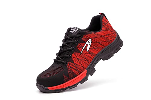 Arbeitsschuhe Herren Damen Sicherheitsschuhe Leicht Atmungsaktiv Sportlich Schutzschuhe mit Stahlkappen Schutzschuhe für die Herstellung für Männer Frauen Arbeitsschuhe Herren Damen Sicherheitsschuhe Leicht Atmungsaktiv Sportlich Schutzschuhe mit Stahlkappen Schutzschuhe für die Herstellung für Männer Frauen von KOWO