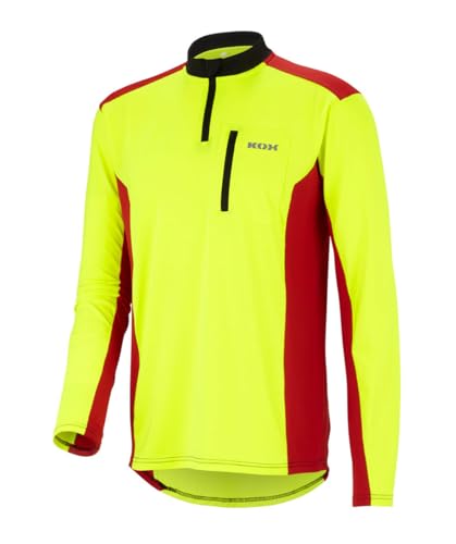 KOX Funktionsshirt Langarm Gelb/Rot Größe XL von KOX