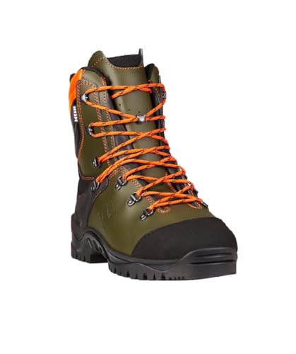 KOX Schnittschutzstiefel/Schnittschutzschuhe UNO Olivgrün Größe 40 von KOX