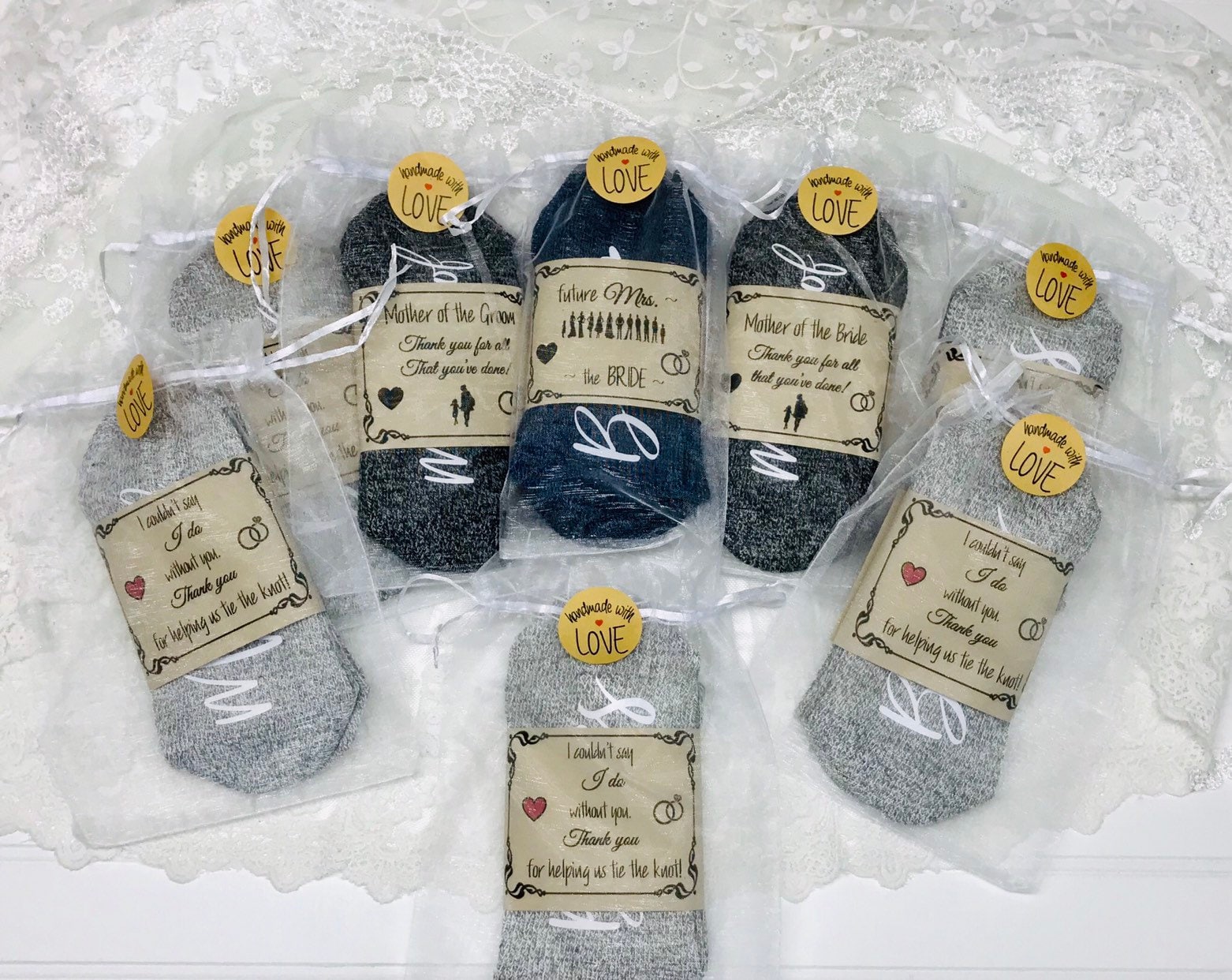 Brautsocken, Brautjungfer Geschenke, Brautjungfer Socken, Braut, Hochzeitssocken, Brautpartygeschenk, Hochzeit, Mutter Der Bräutigam01 von KOYSARsocks