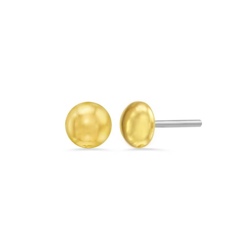14K Solid Gold Halbkugel-Piercing Gelb-, Rosé-, Weißgold von KPDesignBodyJewelry