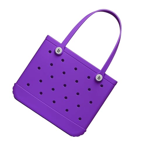 KPPFHBLI Rubber Tote Bag Beach Bag Waterproof,Mit Loch, Leichte Handtasche, Outdoor-Reisetasche, FüR Swimmingpools, Sport, Fitnessstudio, Reisen Mode-Aufbewahrungskorb KPPFHBLI Rubber Tote Bag Beach Bag Waterproof,Mit Loch, Leichte Handtasche, Outdoor-Reisetasche, FüR Swimmingpools, Sport, Fitnessstudio, Reisen Mode-Aufbewahrungskorb von KPPFHBLI