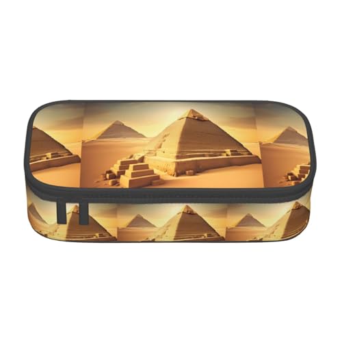 KPXXAQT Ägyptische Wüstenpyramide Druck große Kapazität Federmäppchen Schule Schule College Reisen Studenten Teenager Erwachsene benutzen KPXXAQT Ägyptische Wüstenpyramide Druck große Kapazität Federmäppchen Schule Schule College Reisen Studenten Teenager Erwachsene benutzen von KPXXAQT