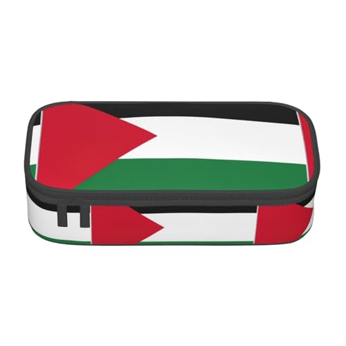 KPXXAQT Federmäppchen mit Palästina-Flagge, großes Fassungsvermögen, Stiftetasche, Schule, Uni, Reisen, Studenten, Teenager, Erwachsene von KPXXAQT