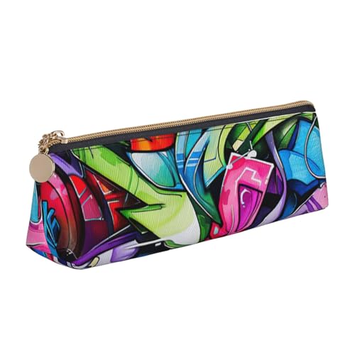 KPXXAQT Modisches Federmäppchen mit Graffiti-Zeichnung, großes Fassungsvermögen, Ledertasche, Schule, Reisen, Klassenzimmer, Büro KPXXAQT Modisches Federmäppchen mit Graffiti-Zeichnung, großes Fassungsvermögen, Ledertasche, Schule, Reisen, Klassenzimmer, Büro von KPXXAQT