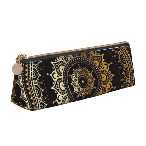 KPXXAQT Modisches Federmäppchen mit Mandala-Druck, großes Fassungsvermögen, Ledertasche, Schule, Reisen, Klassenzimmer, Büro KPXXAQT Modisches Federmäppchen mit Mandala-Druck, großes Fassungsvermögen, Ledertasche, Schule, Reisen, Klassenzimmer, Büro von KPXXAQT