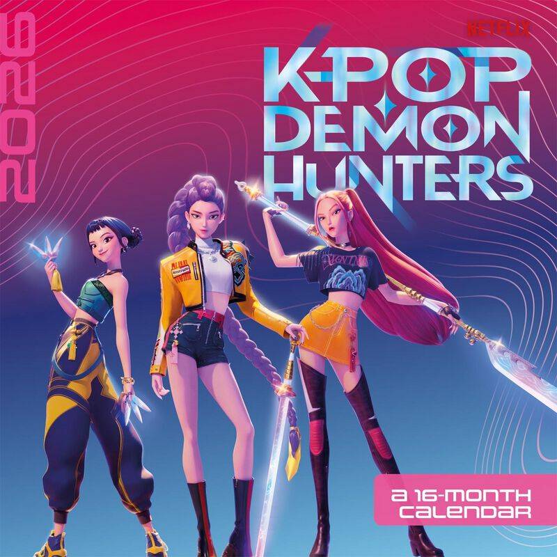 KPop Demon Hunters - Anime Wandkalender - KPop Demon Hunters 16 Monate - multicolor  - Lizenzierter Fanartikel von KPop Demon Hunters