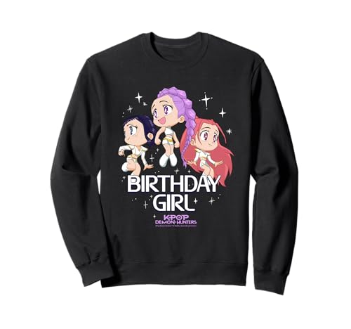 KPop Demon Hunters Huntrix Birthday Girl Group Sweatshirt von KPop Demon Hunters