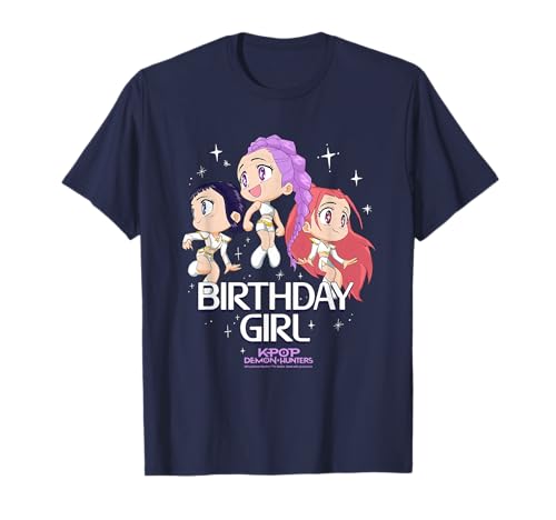 KPop Demon Hunters Huntrix Birthday Girl Group T-Shirt von KPop Demon Hunters