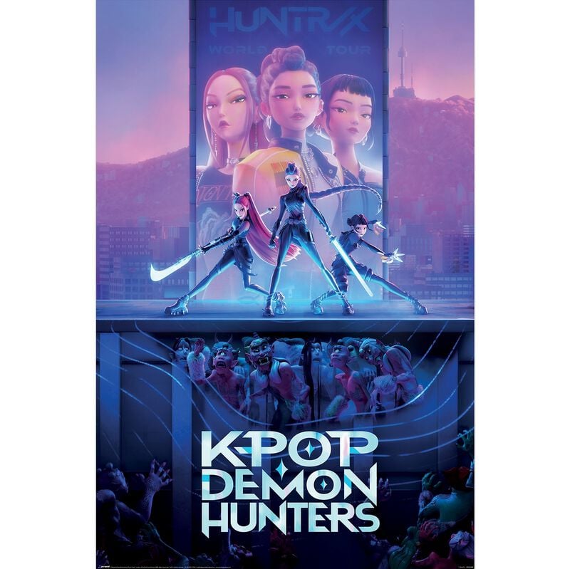 KPop Demon Hunters Key Art Poster multicolor von KPop Demon Hunters