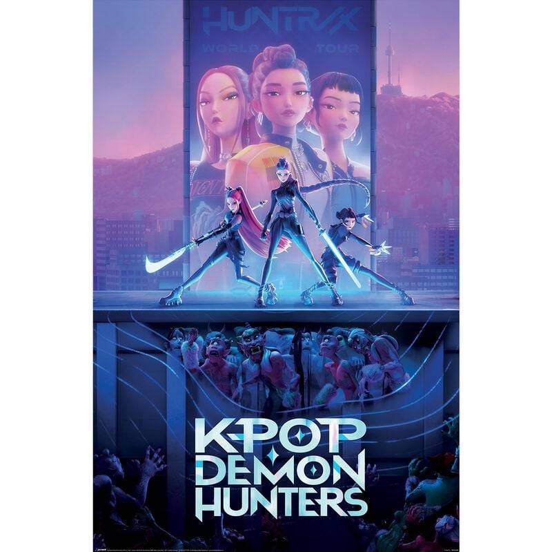 KPop Demon Hunters Key Art Poster multicolor von KPop Demon Hunters