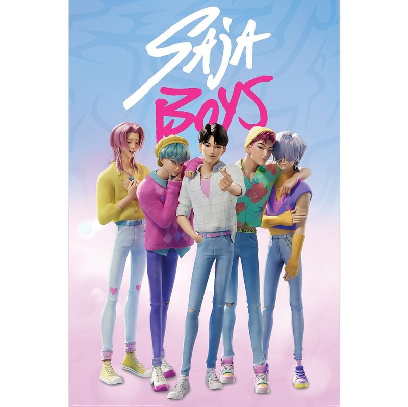 KPop Demon Hunters Saja Boys Poster multicolor von KPop Demon Hunters