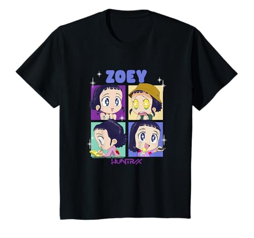 Kinder KPop Demon Hunters Huntrix Zoey Chibi Boxes T-Shirt von KPop Demon Hunters