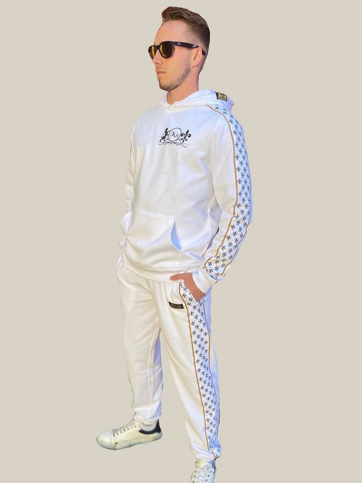 KR-Industries Jogginganzug Set Lilie (Set, Kapuzenpullover mit Hose), Designer-Label, Set Pullover und Hose von KR-Industries