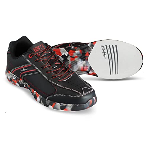 KR Strikeforce Flyer Lite Size 12 Mens Bowling Shoe Red Camo with FlexSlide Technology (us_Footwear_Size_System, Adult, Men, Numeric, Medium, Numeric_12) von KR
