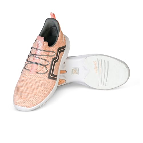 KR Strikeforce The Milan Damen Athletic Bowlingschuh für Rechts- oder Linkshänder, Coral/Grey, 40.5 EU KR Strikeforce The Milan Damen Athletic Bowlingschuh für Rechts- oder Linkshänder, Coral/Grey, 40.5 EU von KR