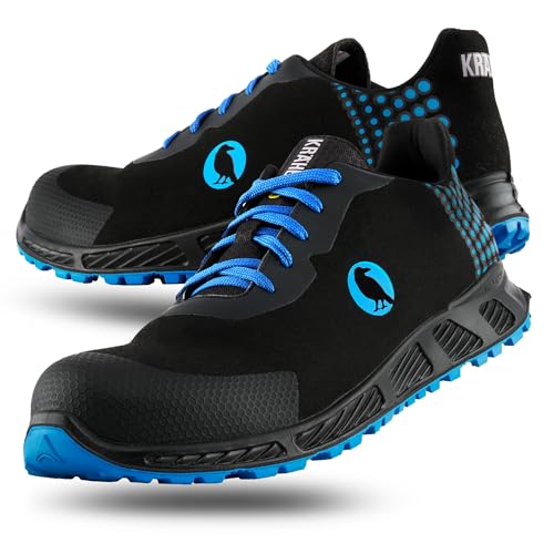 KRÄHE Black Crow S3 ESD SRC Sicherheitshalbschuhe I Arbeitsschuhe & Sicherheitsschuhe für Herren von KRÄHE WORKWEAR