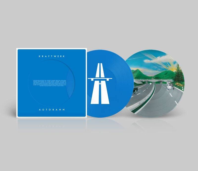 Kraftwerk Autobahn (50th Anniversary) LP multicolor von KRAFTWERK