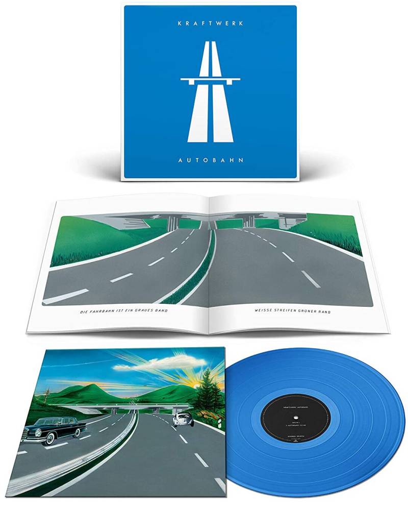 Kraftwerk Autobahn LP blau von KRAFTWERK