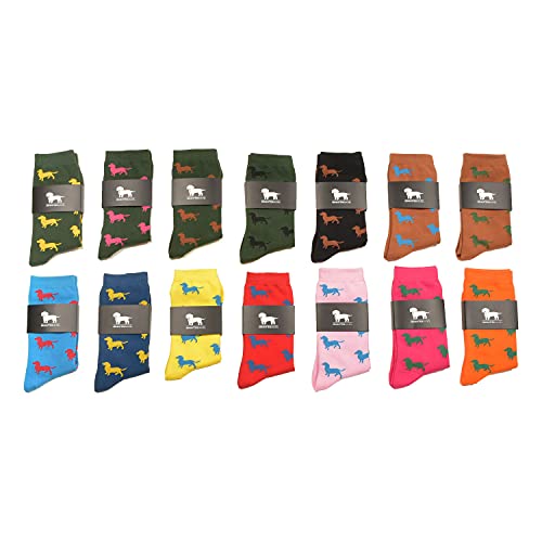 KRAWATTENDACKEL Dackelsocken/Business-Socken - Unisex für Damen & Herren - Modell und Größen nach Auswahl | Jagd/Jäger 412 Rosa Dackel Blau 41-46 von KRAWATTENDACKEL